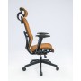 Executive Mesh Office Chairs | U Back Frame Orange Mesh